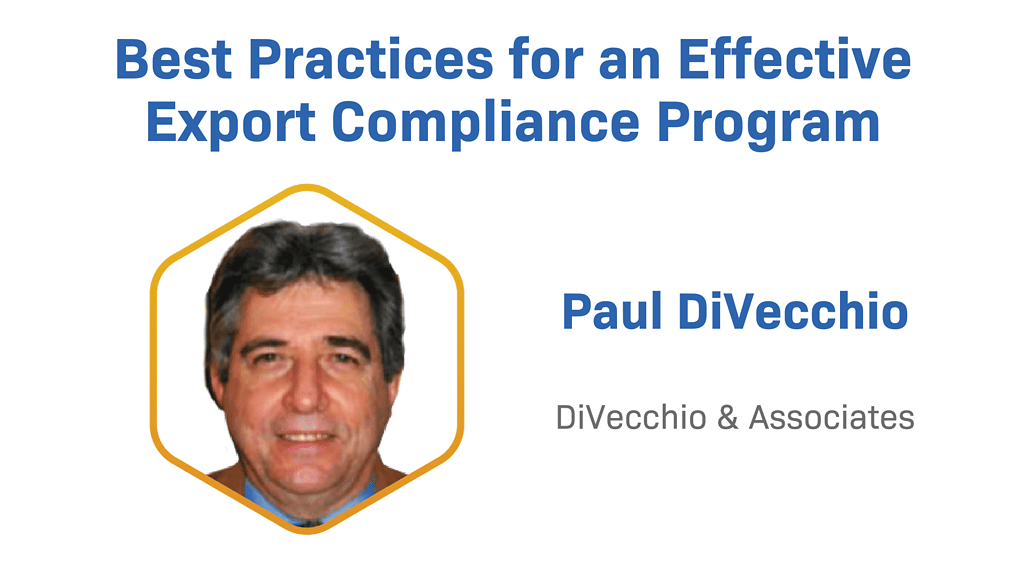 Best Practices For An Effective Export Compliance Program