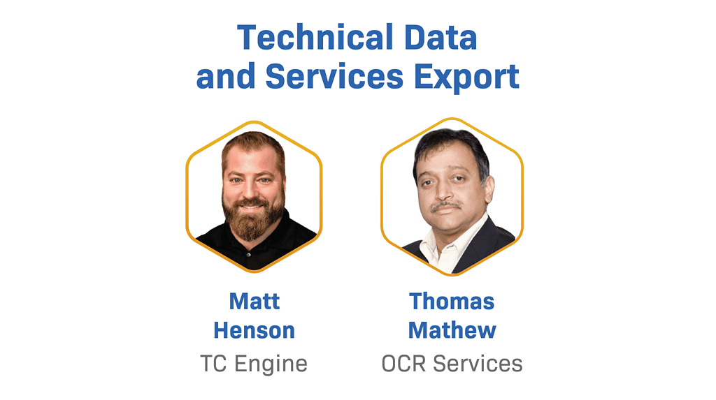 Technical Data And Services Export