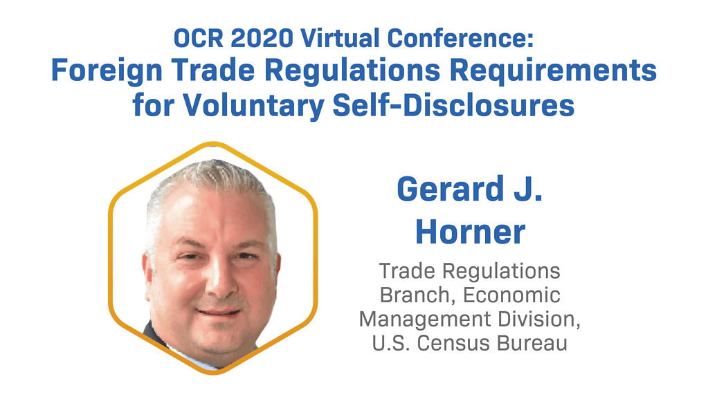 Foreign Trade Regulations Requirements For Voluntary Self-disclosures