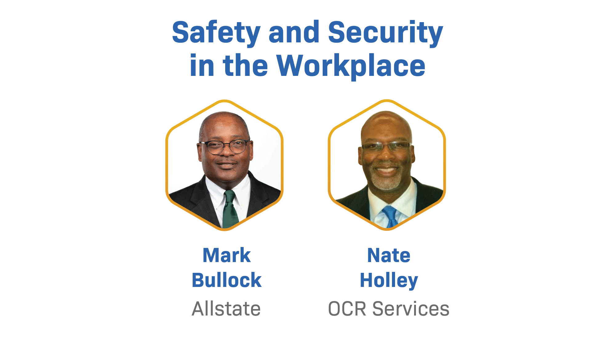 Safety and Security in the Workplace OCR Services, Inc.