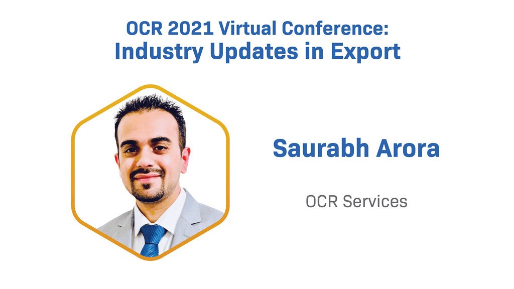 Ocr 2021 Virtual Conference: Industry Updates In Export