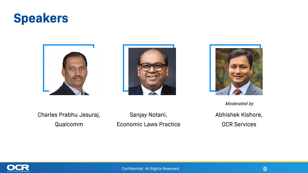 Ocr 2021 Virtual Conference: Export Controls And Technical Data/software/intangible Exports From India