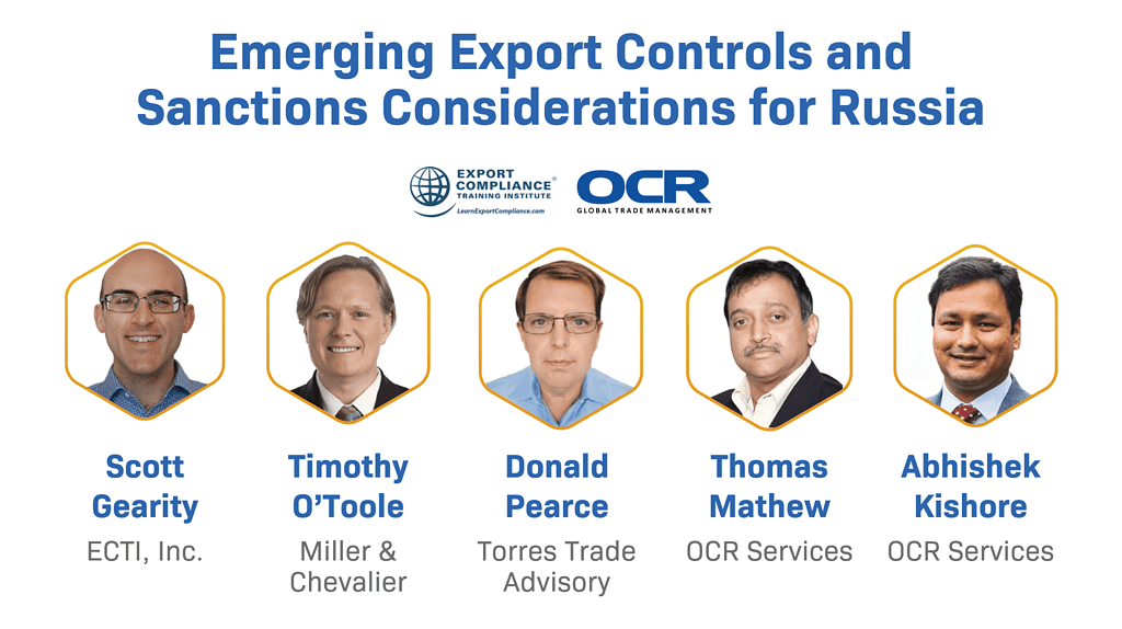 Emerging Export Controls And Sanctions Considerations For Russia