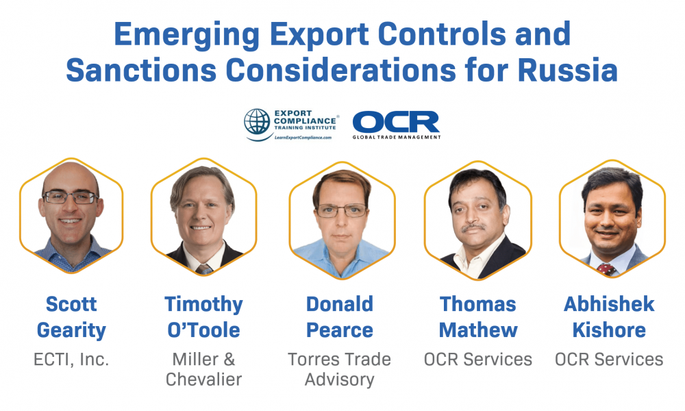 Emerging Export Controls And Sanctions Considerations For Russia