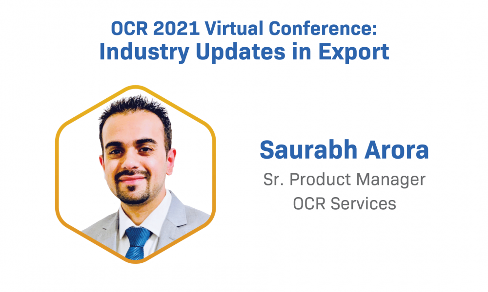 Ocr 2021 Virtual Conference: Industry Updates In Export Ocr 2021 Virtual Conference: Industry Updates In Export